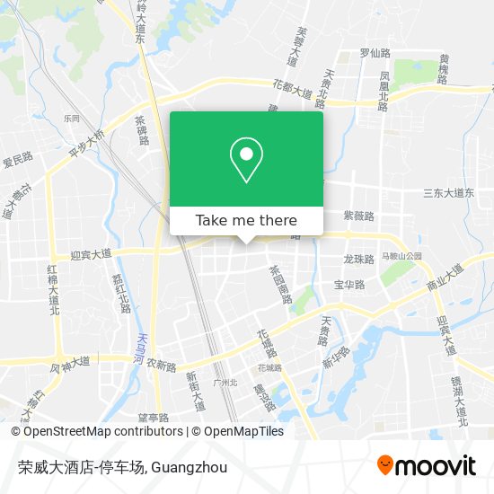 荣威大酒店-停车场 map