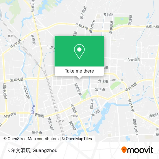 卡尔文酒店 map