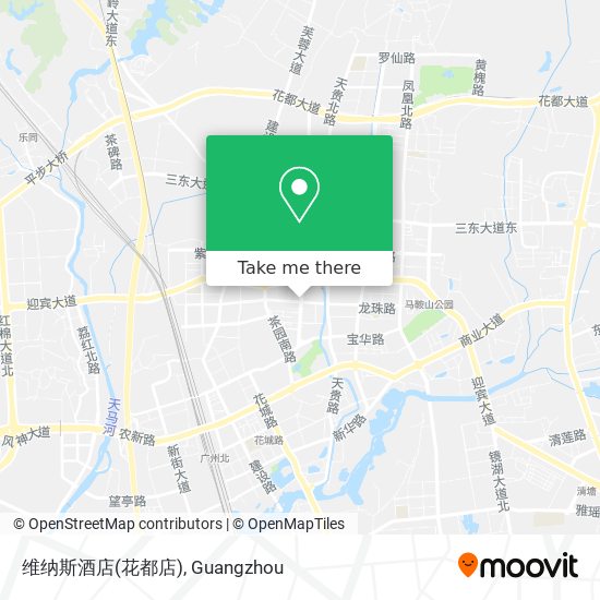 维纳斯酒店(花都店) map