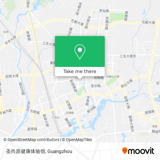 圣尚原健康体验馆 map