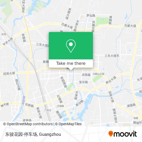东骏花园-停车场 map