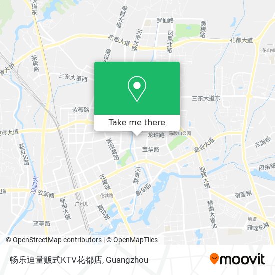 畅乐迪量贩式KTV花都店 map