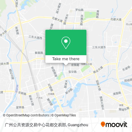 广州公共资源交易中心花都交易部 map