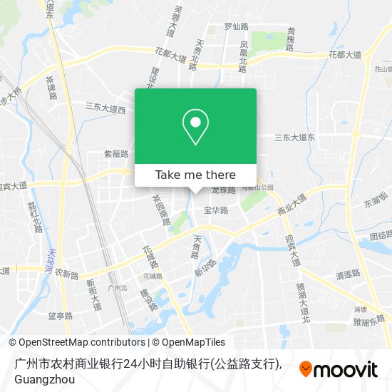 广州市农村商业银行24小时自助银行(公益路支行) map