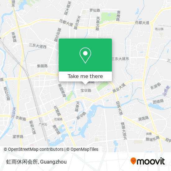 虹雨休闲会所 map