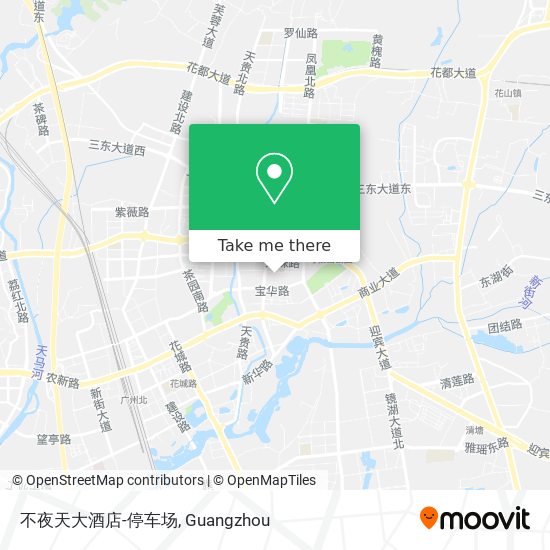 不夜天大酒店-停车场 map