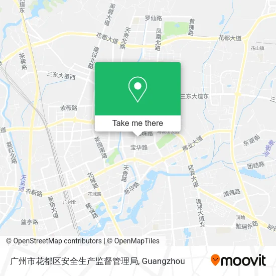 广州市花都区安全生产监督管理局 map