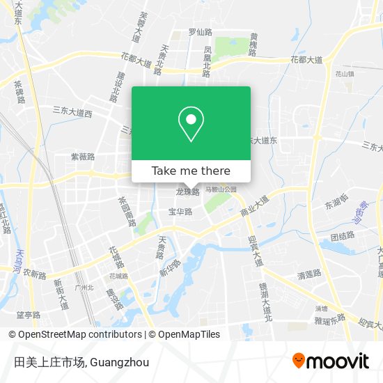 田美上庄市场 map