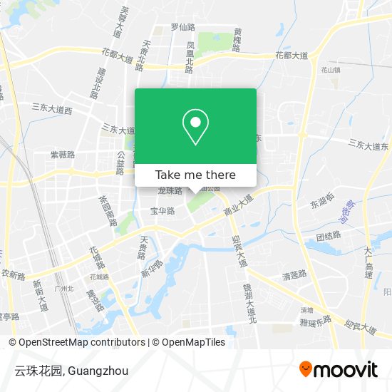 云珠花园 map