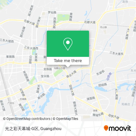 光之彩天幕城-G区 map