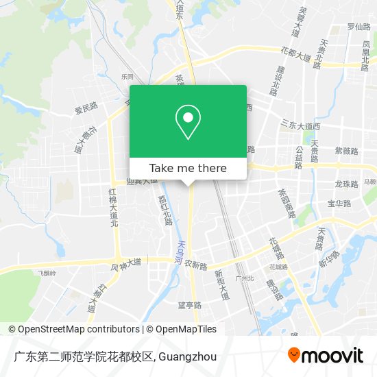 广东第二师范学院花都校区 map
