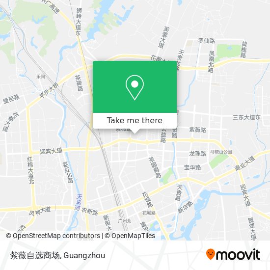 紫薇自选商场 map
