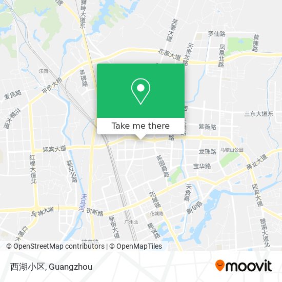 西湖小区 map