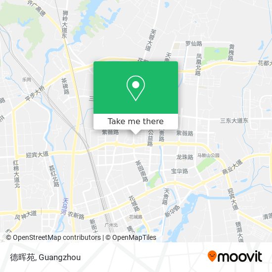 德晖苑 map