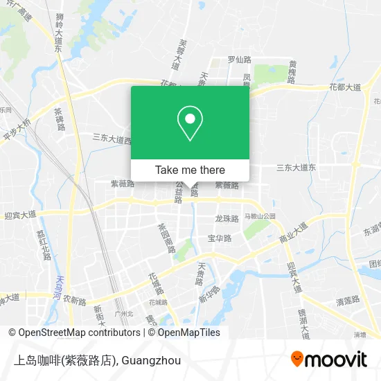 上岛咖啡(紫薇路店) map