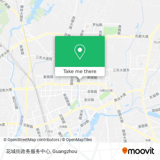 花城街政务服务中心 map