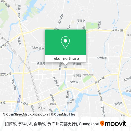 招商银行24小时自助银行(广州花都支行) map
