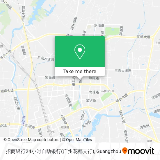 招商银行24小时自助银行(广州花都支行) map