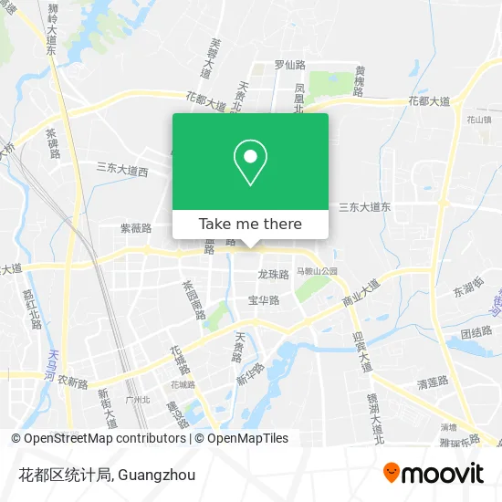 花都区统计局 map