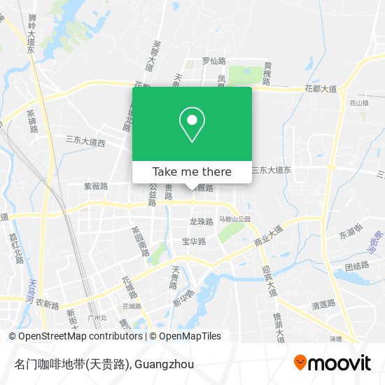 名门咖啡地带(天贵路) map
