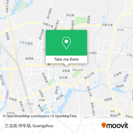 兰花苑-停车场 map