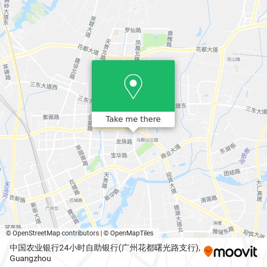 中国农业银行24小时自助银行(广州花都曙光路支行) map