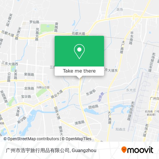 广州市浩宇旅行用品有限公司 map