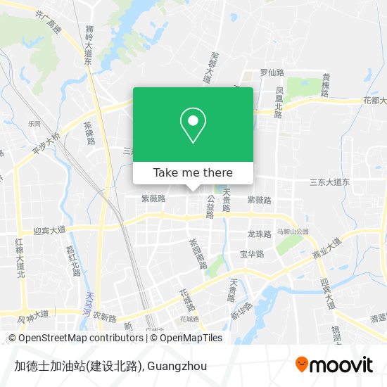加德士加油站(建设北路) map