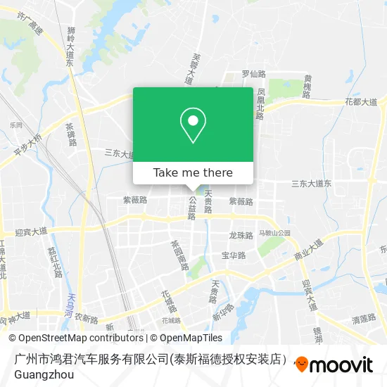 广州市鸿君汽车服务有限公司 map