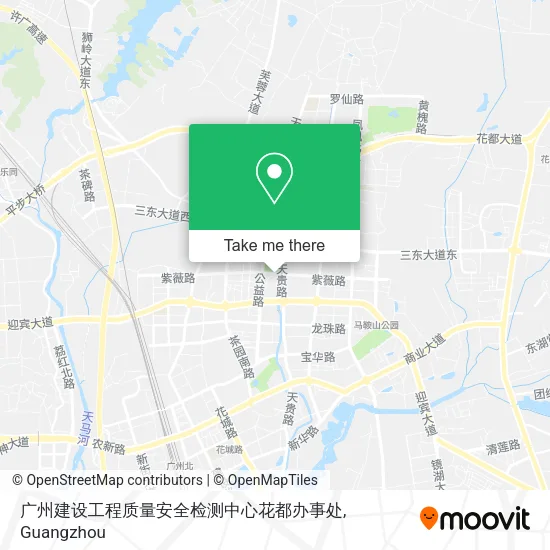 广州建设工程质量安全检测中心花都办事处 map