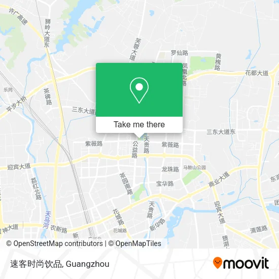 速客时尚饮品 map