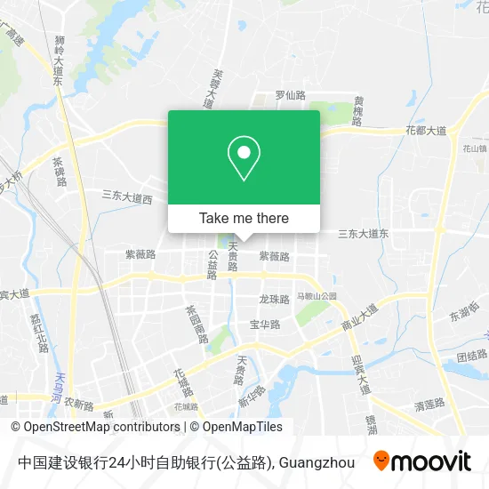 中国建设银行24小时自助银行(公益路) map