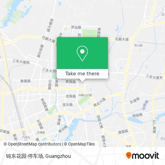 锦东花园-停车场 map