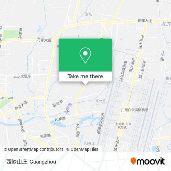 西岭山庄 map