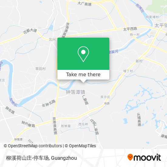 柳溪荷山庄-停车场 map