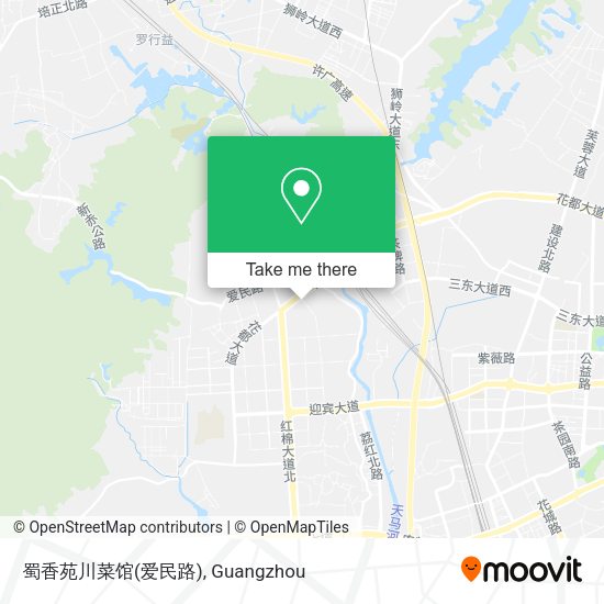 蜀香苑川菜馆(爱民路) map