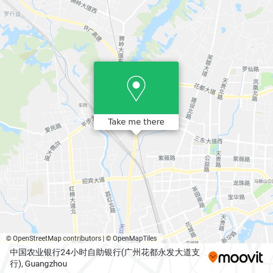 中国农业银行24小时自助银行(广州花都永发大道支行) map