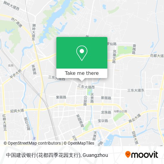 中国建设银行(花都四季花园支行) map
