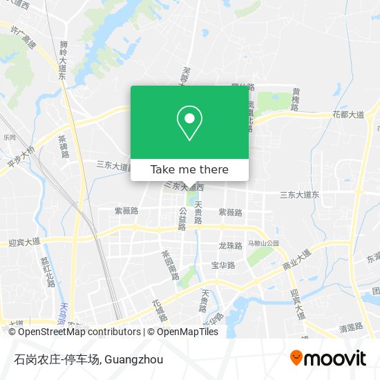 石岗农庄-停车场 map