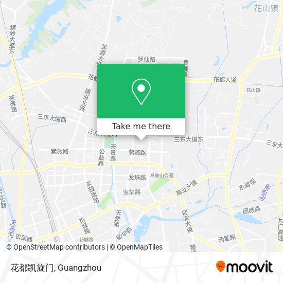 花都凯旋门 map