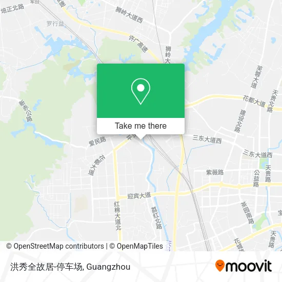 洪秀全故居-停车场 map