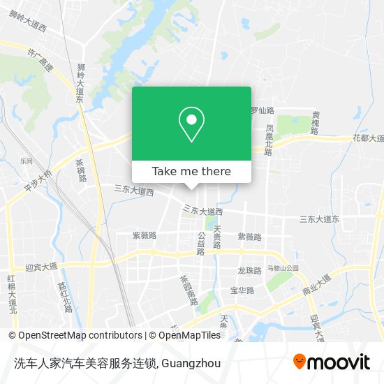洗车人家汽车美容服务连锁 map
