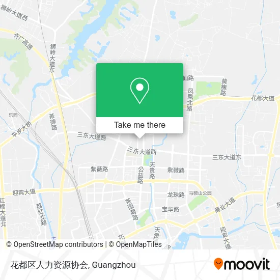 花都区人力资源协会 map