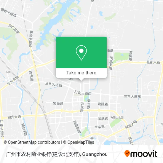 广州市农村商业银行(建设北支行) map