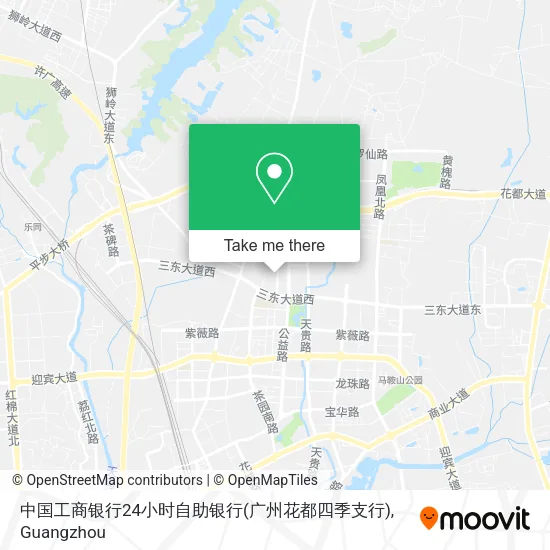 中国工商银行24小时自助银行(广州花都四季支行) map