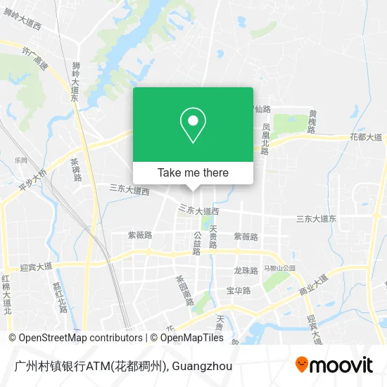 广州村镇银行ATM(花都稠州) map