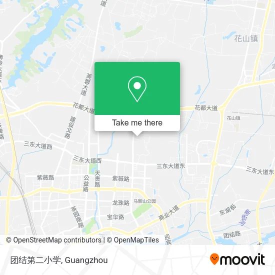 团结第二小学 map