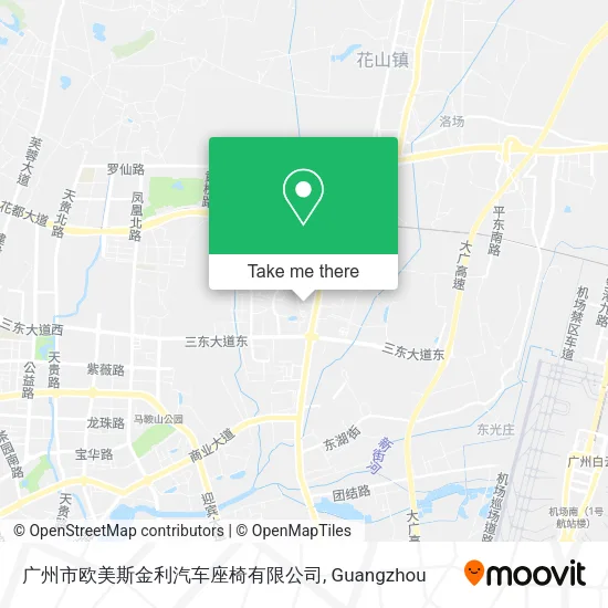 广州市欧美斯金利汽车座椅有限公司 map