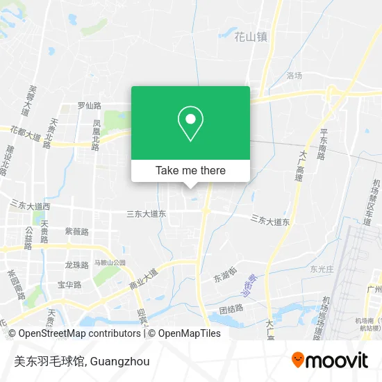 美东羽毛球馆 map