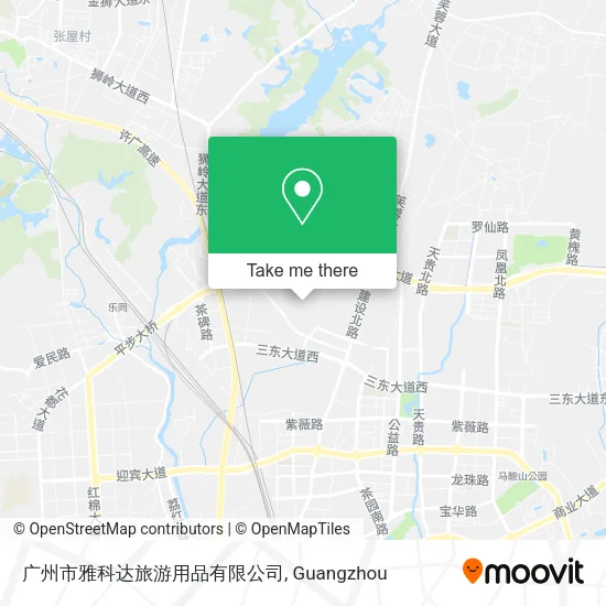 广州市雅科达旅游用品有限公司 map
